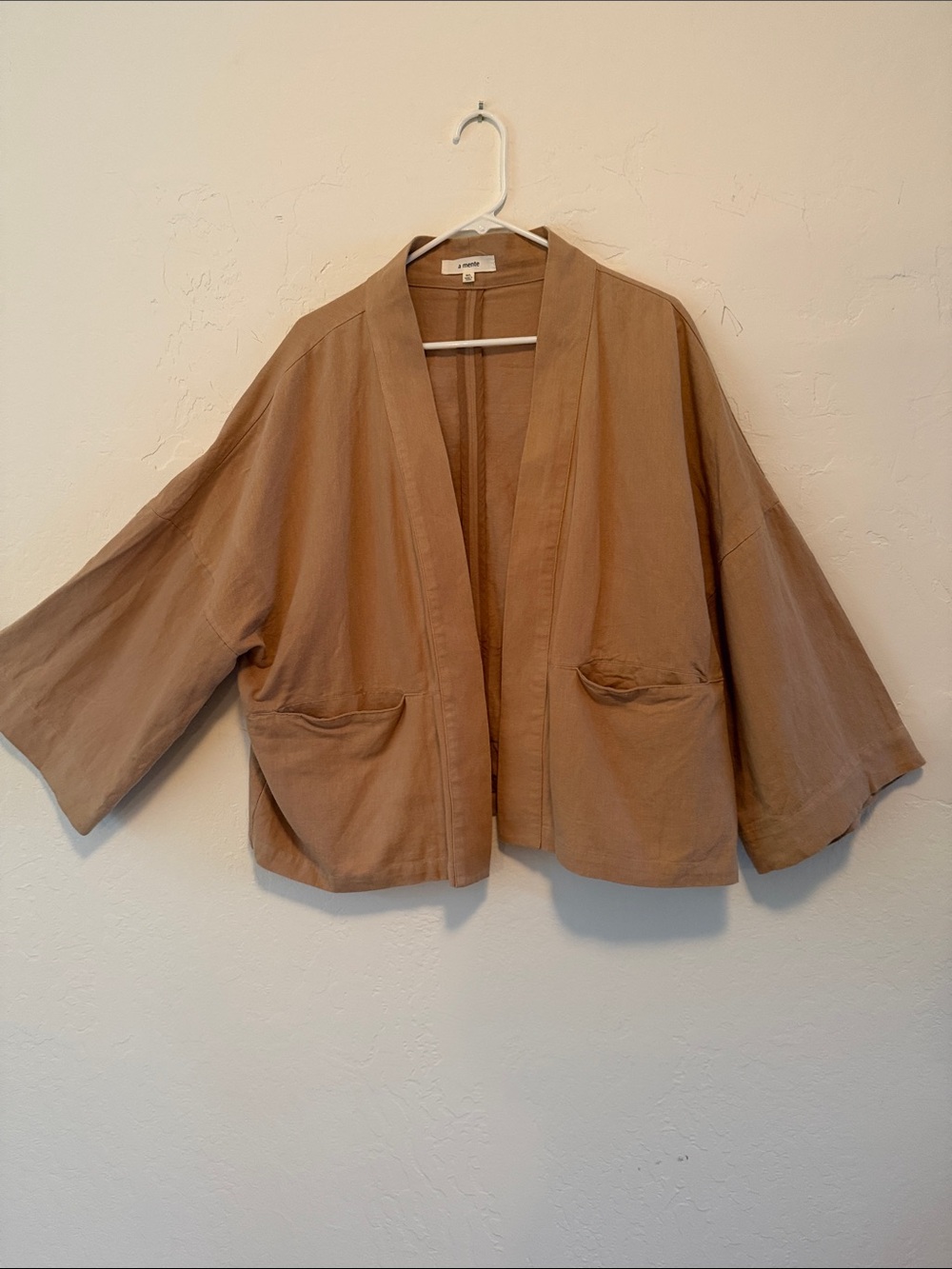 A Mente Oversized Lightweight Kimono Jacket Khaki M/L